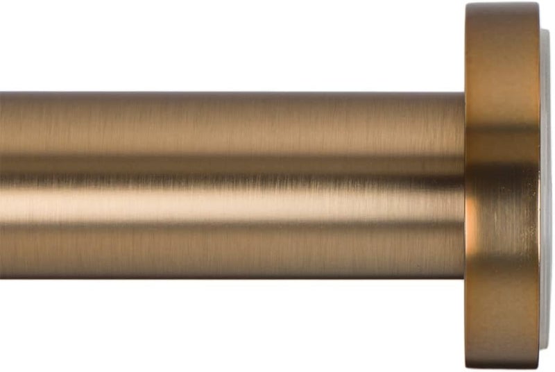 Ivilon Shower Tension Curtain Rod - Adjustable Spring Tension Rod for Shower Curtains, Bathroom, or Windows, Easy to Install, No Drilling Required, Rustproof, Adjustable 24 to 36 Inch Warm Gold - Image 3